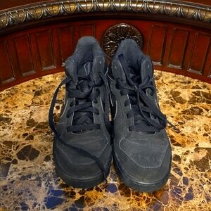 Black high top sneakers